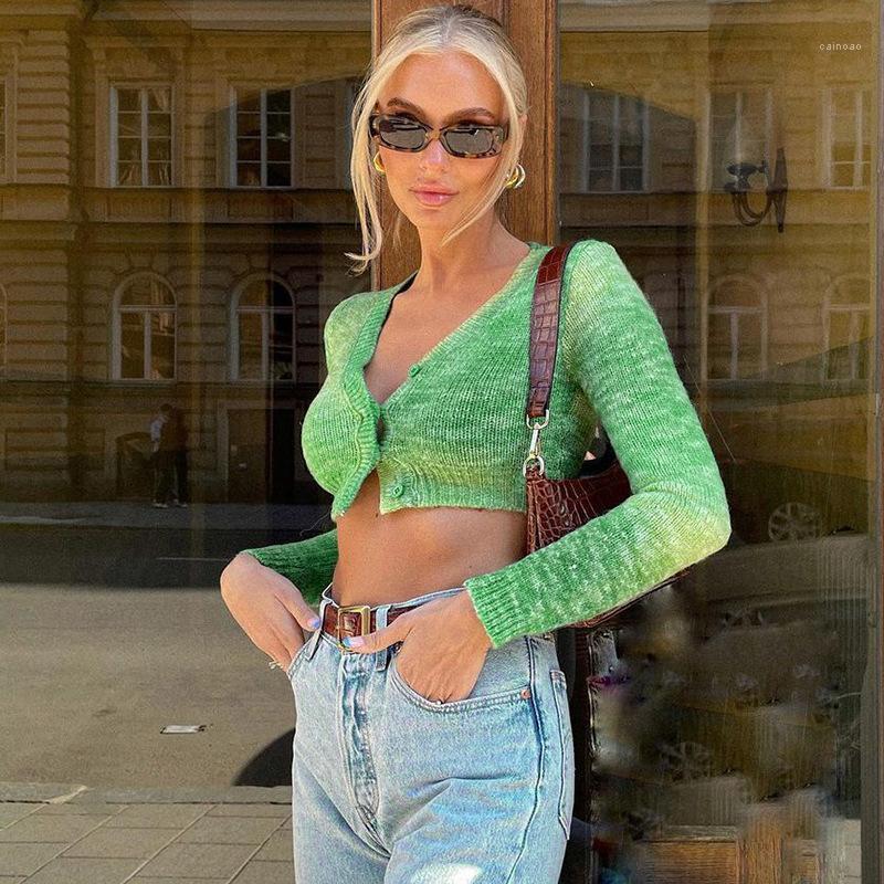 Women' Jackets Autumn Winter Knitted Open Stitch Green Cardigan Sweater For Women Streetwear Long Sleeve Top Coat 2022
Women' Jackets Autumn Winter Knitted Open Stitch Green Cardigan Sweater For Women Streetwear Long Sleeve Top Coat 2022