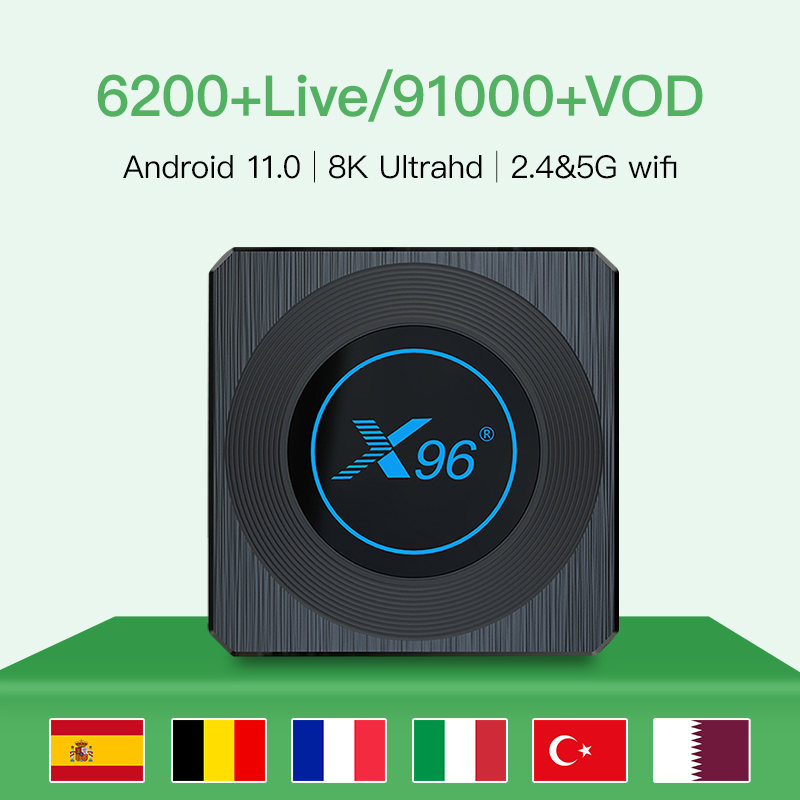8K Android Smart TV Box X96 X4 Amlogic S905X4 Quad Core with France IPPTV 1 Year Europe Arabic Canada Television Program 1080P Sport Movies Smart Midea Player
8K Android Smart TV Box X96 X4 Amlogic S905X4 Quad Core with France IPPTV 1 Year Europe Arabic Canada Television Program 1080P Sport Movies Smart Midea Player