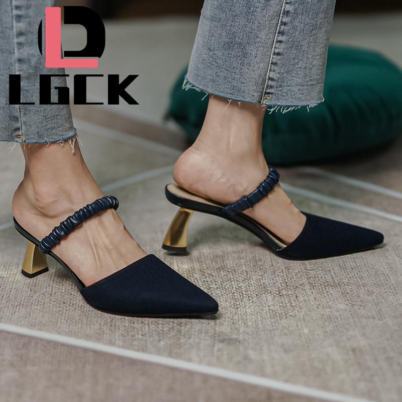 Slippers 2022 Brand Design Women Black Thin High Heels Sheepskin Insoles Summer Outdoor Elegant Shoes Pointed Toe Office Ladies Sandals, Blue
Slippers 2022 Brand Design Women Black Thin High Heels Sheepskin Insoles Summer Outdoor Elegant Shoes Pointed Toe Office Ladies Sandals, Blue