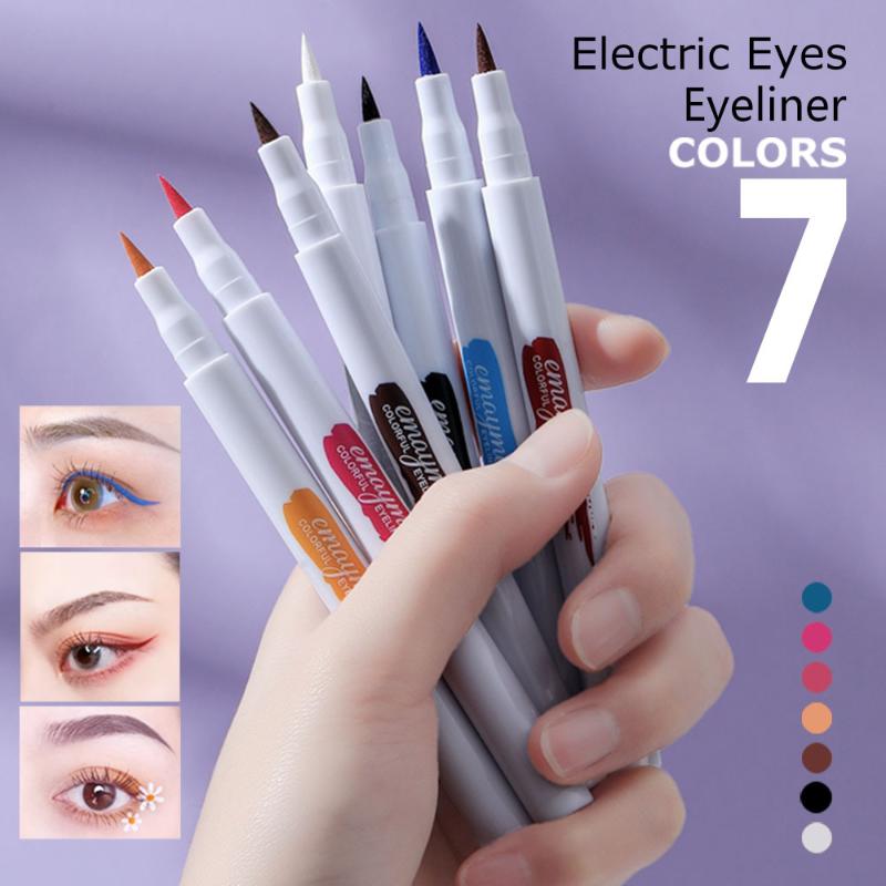 Eyeliner Fit Colors 7 Liquid Set Matte Long Lasting Non-Smudge Eye Liner Water Resistent Women Makeup ComesticsEyeliner, 7 colors
Eyeliner Fit Colors 7 Liquid Set Matte Long Lasting Non-Smudge Eye Liner Water Resistent Women Makeup ComesticsEyeliner, 7 colors