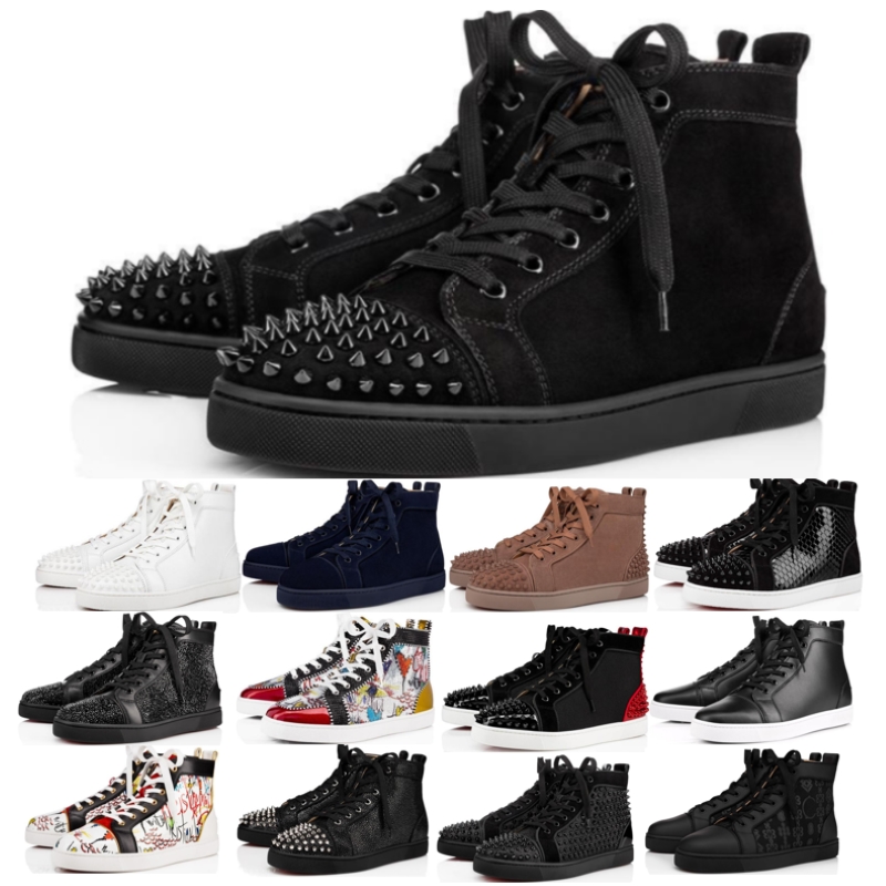 2023 Designer Shoes Rivets Loafers Studdeds Suede Shoe Black Red White leather Mens Women Chaussures Sneakers Trainers With Box 35-48, 42
2023 Designer Shoes Rivets Loafers Studdeds Suede Shoe Black Red White leather Mens Women Chaussures Sneakers Trainers With Box 35-48, 42