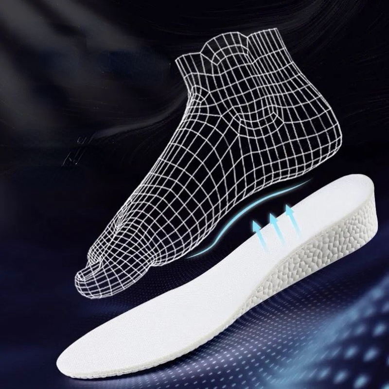 Sports insoles for men and women boost popcorn deodorant breathable long standing not tired increase the insole 220610