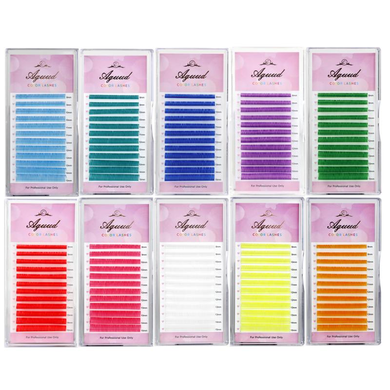 False Eyelashes Colour Lash Extension Red Purple Blue Pink White Brown Flu Color Individual Eyelash Silk Russian Volume LashesFalse
False Eyelashes Colour Lash Extension Red Purple Blue Pink White Brown Flu Color Individual Eyelash Silk Russian Volume LashesFalse