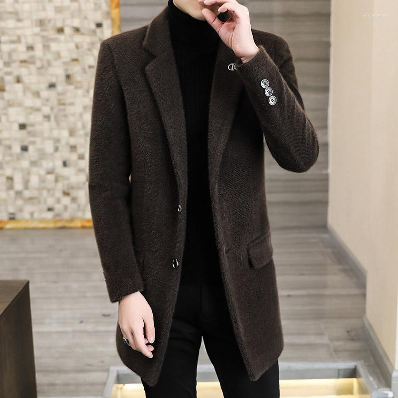 Men's Wool & Blends 2022 Winter Jacket Men Long Slim Casual Business Trench Coat Thick Warm Streetwear Overcoat Social Clothing Viol22, Black
Men's Wool & Blends 2022 Winter Jacket Men Long Slim Casual Business Trench Coat Thick Warm Streetwear Overcoat Social Clothing Viol22, Black