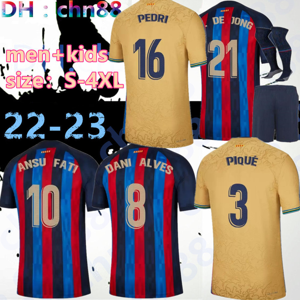size S-4XL ANSU FATI Camisetas de football soccer jersey 22 23 MEMPHIS PEDRI Kun Aguero ADAMA FERRAN 2022 2023 barcelonas GRIEZMANN F. DE JONG DEST shirt men kids socks, 21-22 3rd
size S-4XL ANSU FATI Camisetas de football soccer jersey 22 23 MEMPHIS PEDRI Kun Aguero ADAMA FERRAN 2022 2023 barcelonas GRIEZMANN F. DE JONG DEST shirt men kids socks, 21-22 3rd