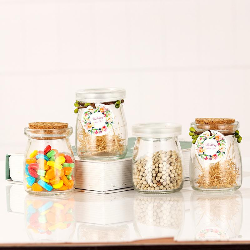 Storage Bottles & Jars Classic Small Glass Jar With Lid Mini Honey Cork For Wddings And Parties Pharmacists DIY Crafts Sweets Pudding Yogurt
Storage Bottles & Jars Classic Small Glass Jar With Lid Mini Honey Cork For Wddings And Parties Pharmacists DIY Crafts Sweets Pudding Yogurt