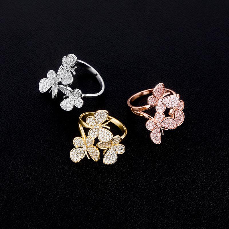 Cluster Rings Hip Hop Prong Setting CZ Stone Bling Iced Out Butterfly Adjustable Size Open For Ladies Women Fashion Charm JewelryCluster Clu
Cluster Rings Hip Hop Prong Setting CZ Stone Bling Iced Out Butterfly Adjustable Size Open For Ladies Women Fashion Charm JewelryCluster Clu