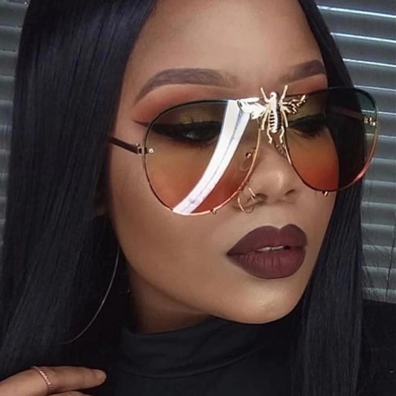 Sunglasses Luxury Metal Big Bee Pilot Gradient Lenses UV400 Retro Men Women Shades OculosSunglasses
Sunglasses Luxury Metal Big Bee Pilot Gradient Lenses UV400 Retro Men Women Shades OculosSunglasses