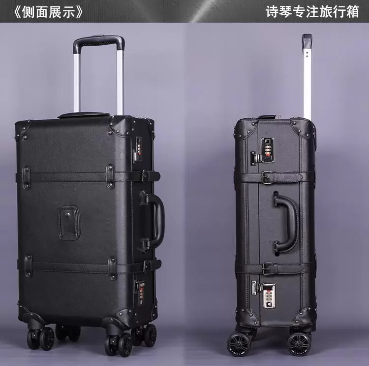 Suitcases CARRYLOVE High Quality Series 20/22/24inch Handbag And Rolling Luggage Vintage Commerce Travel Suitcase Air Boxes