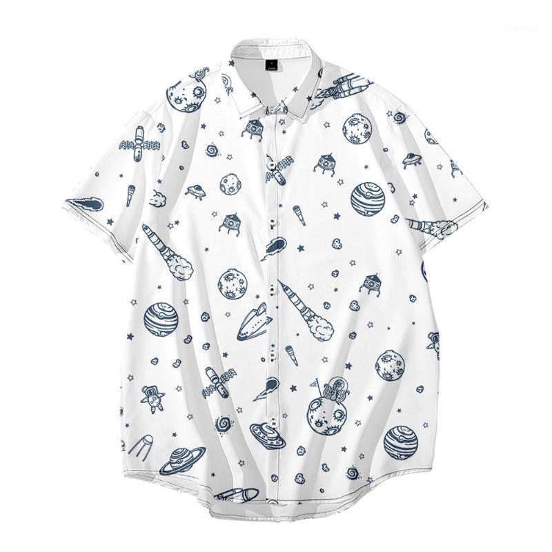 Men's Casual Shirts 2022 Short Sleeve Lapel Shirt Large Size Planet 3D Printed With Pocket, A606
Men's Casual Shirts 2022 Short Sleeve Lapel Shirt Large Size Planet 3D Printed With Pocket, A606