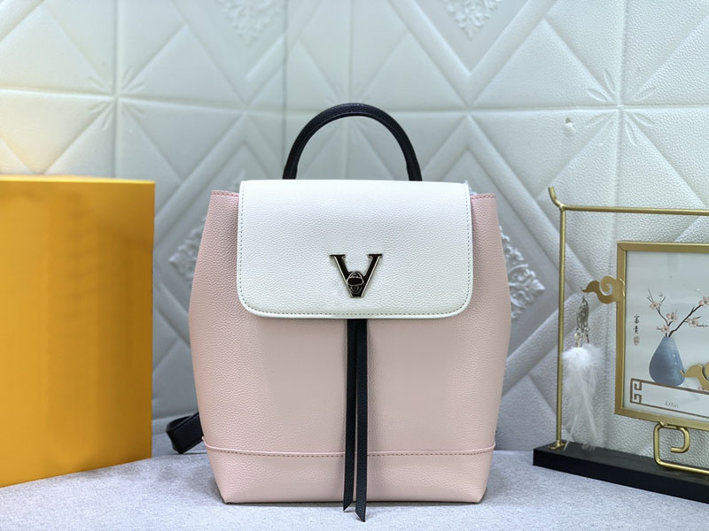 Original Quality bag Lockme Backpack Fashion Satchel Women Sleek Backpacks Knapsack Soft two-color Genuine Leather Schoolbags handbag crossbody wallets M41815
Original Quality bag Lockme Backpack Fashion Satchel Women Sleek Backpacks Knapsack Soft two-color Genuine Leather Schoolbags handbag crossbody wallets M41815