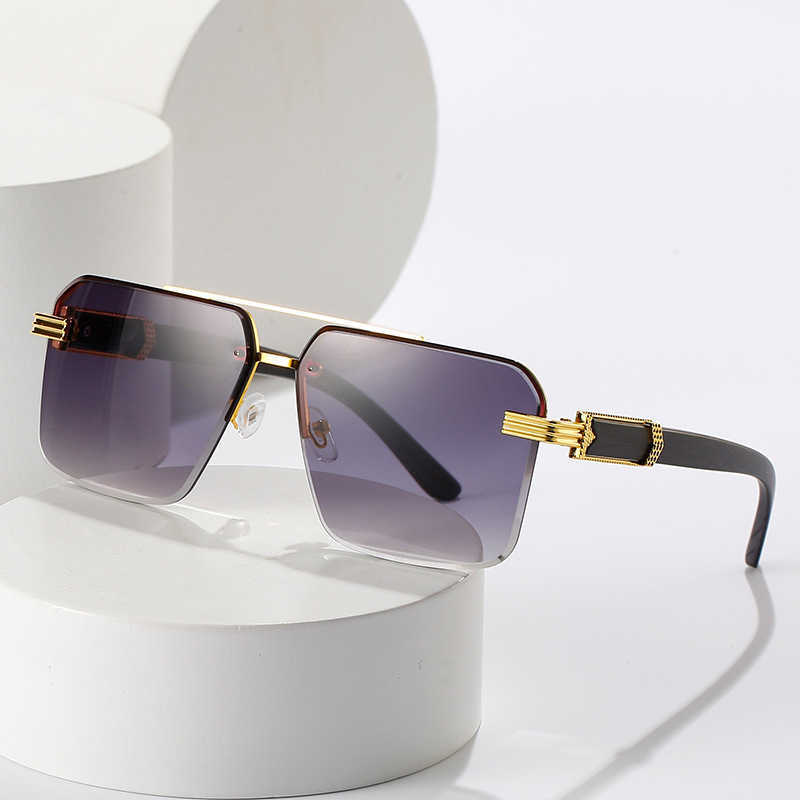 2022 new double beam wood grain mirror leg metal sunglasses irregular square trend Sunglasses
2022 new double beam wood grain mirror leg metal sunglasses irregular square trend Sunglasses