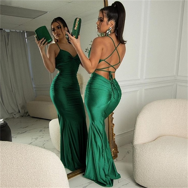 Inwoman Summer Flods Ruched Black Long Dress Women Backless Sexy Party Maxi Red Evening Satin Bandage Pink Bodycon 220614
Inwoman Summer Flods Ruched Black Long Dress Women Backless Sexy Party Maxi Red Evening Satin Bandage Pink Bodycon 220614