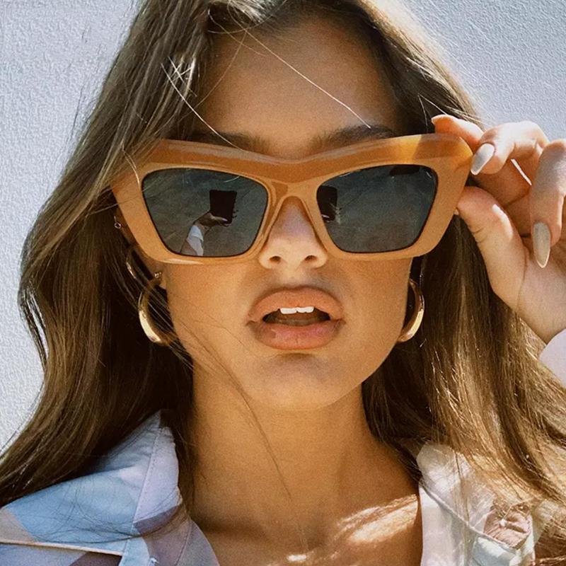 Sunglasses Brand Design Cat Eye Women Vintage Shades Luxury Punk Sun Glasses Female Fashion Mirror Retro Oculos De SolSunglasses
Sunglasses Brand Design Cat Eye Women Vintage Shades Luxury Punk Sun Glasses Female Fashion Mirror Retro Oculos De SolSunglasses