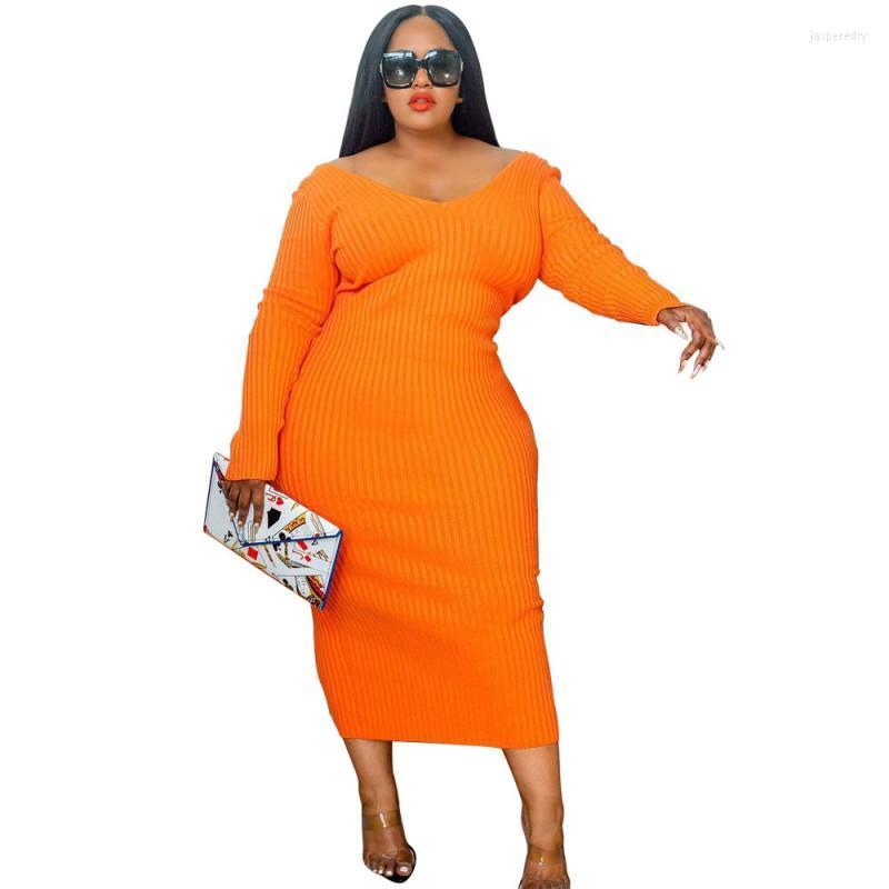 Plus Size Dresses 5XL Women Dress Full Sleeve V Neck Slim Robes Autumn Winter Fashion Solid Ribbed Casual Office Lady Vestidos Jasp22, Black
Plus Size Dresses 5XL Women Dress Full Sleeve V Neck Slim Robes Autumn Winter Fashion Solid Ribbed Casual Office Lady Vestidos Jasp22, Black