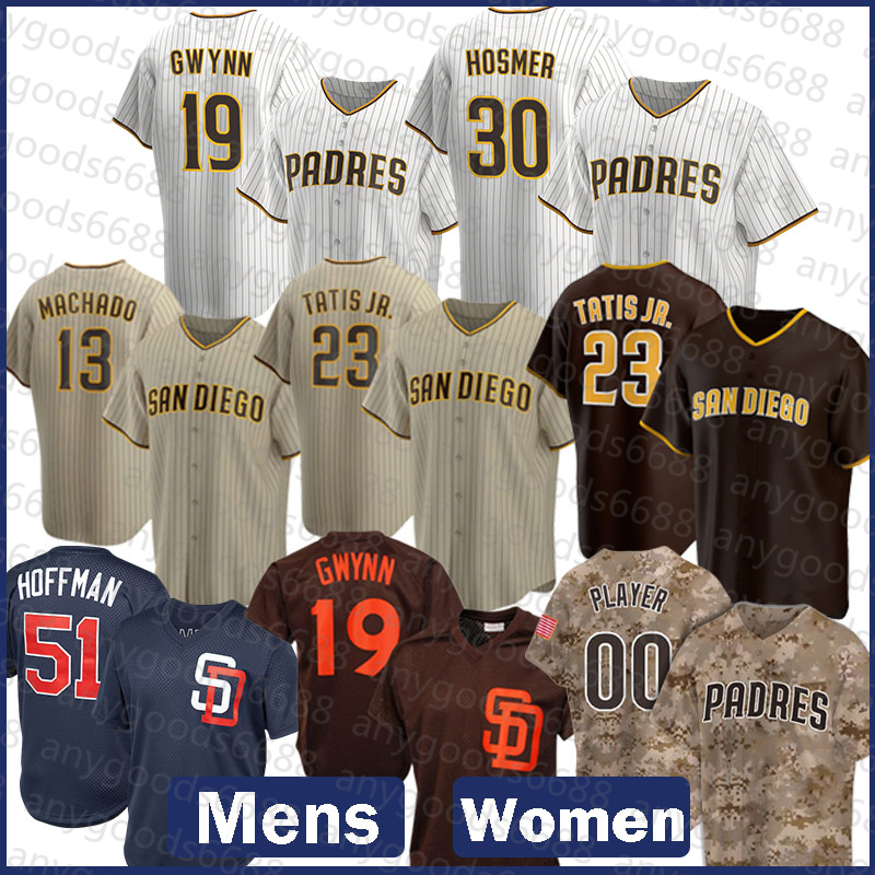 San Diego 2022 New Padres Baseball Jersey 23 Fernando Tatis Jr. 13 Manny Machado 19 Tony Gwynn 5 Wil Myers 11 Yu Darvish 9 Jake Cronenworth 2 Trent Grisham 30 Eric Hosmer, Mens(jiaoshi-fugu
San Diego 2022 New Padres Baseball Jersey 23 Fernando Tatis Jr. 13 Manny Machado 19 Tony Gwynn 5 Wil Myers 11 Yu Darvish 9 Jake Cronenworth 2 Trent Grisham 30 Eric Hosmer, Mens(jiaoshi-fugu