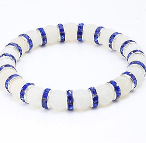 Fashion Strands Natural Stone white bead blue red green spacer adjusted Bracelet elastic sj5
Fashion Strands Natural Stone white bead blue red green spacer adjusted Bracelet elastic sj5