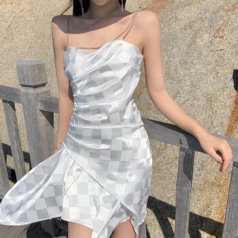 Casual Dresses Sexy Sleeveless Asymmetrical Plaid Evening Dress Summer Holiday Birthday Club Partywear Square Collar White Maxi WomenCasual
Casual Dresses Sexy Sleeveless Asymmetrical Plaid Evening Dress Summer Holiday Birthday Club Partywear Square Collar White Maxi WomenCasual