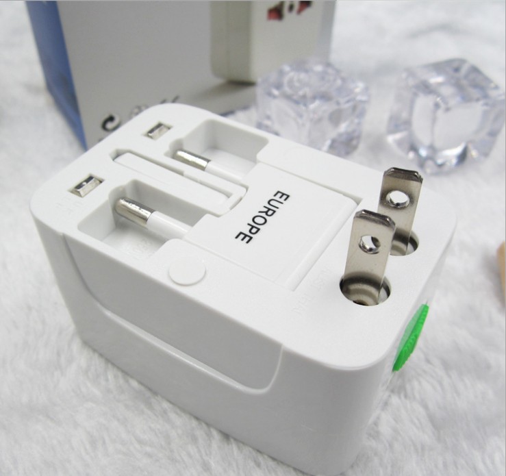 Universal Travel Adapter Allinone International World Travel AC Power Converter Plug Adaptor Socket EU UK US AU FASTSHIP