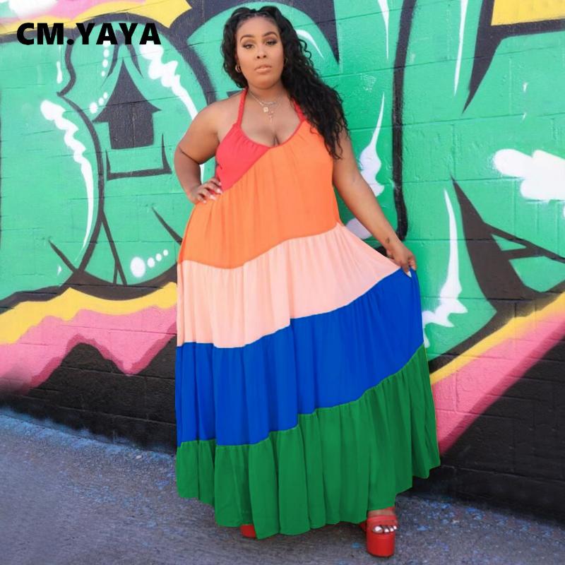 Plus Size Dresses Women Halter Neck Backless Patchwork Big Swing Loose Boho Maxi Long Dress 2022 Summer Beach Sleeveless SundressPlus, Blue
Plus Size Dresses Women Halter Neck Backless Patchwork Big Swing Loose Boho Maxi Long Dress 2022 Summer Beach Sleeveless SundressPlus, Blue
