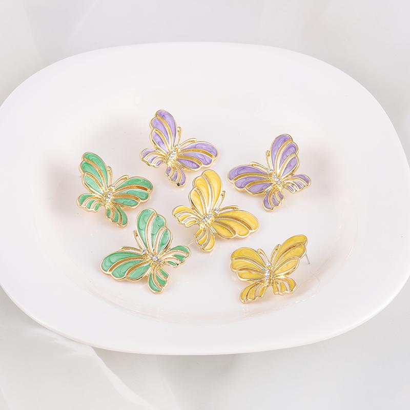 Dangle & Chandelier Butterfly Earrings Summer Fresh Color Drip Glaze Female Korean Temperament 2022 Fashion Stud
Dangle & Chandelier Butterfly Earrings Summer Fresh Color Drip Glaze Female Korean Temperament 2022 Fashion Stud