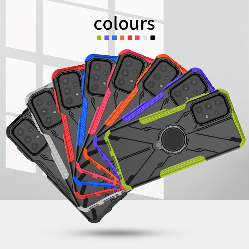 Car Mount Holder Shockproof Cases For Samsung Galaxy M52 A33 5G A53 A23 A73 A03 Core A13 4G Hybird Layer Hard Metal Finger Ring Support Magnetic Defender Phone Cover, Please let us know the color you want
Car Mount Holder Shockproof Cases For Samsung Galaxy M52 A33 5G A53 A23 A73 A03 Core A13 4G Hybird Layer Hard Metal Finger Ring Support Magnetic Defender Phone Cover, Please let us know the color you want