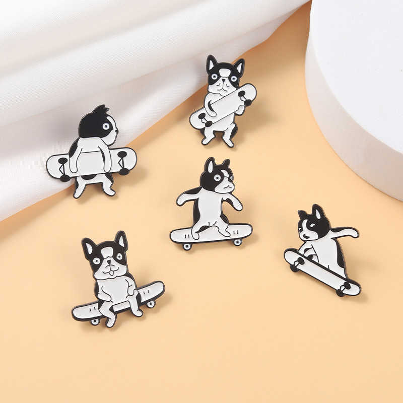 Funny pet dog Brooch skateboarding Shapi dog metal badge Brooch collar pin waist pin bag accessories
Funny pet dog Brooch skateboarding Shapi dog metal badge Brooch collar pin waist pin bag accessories
