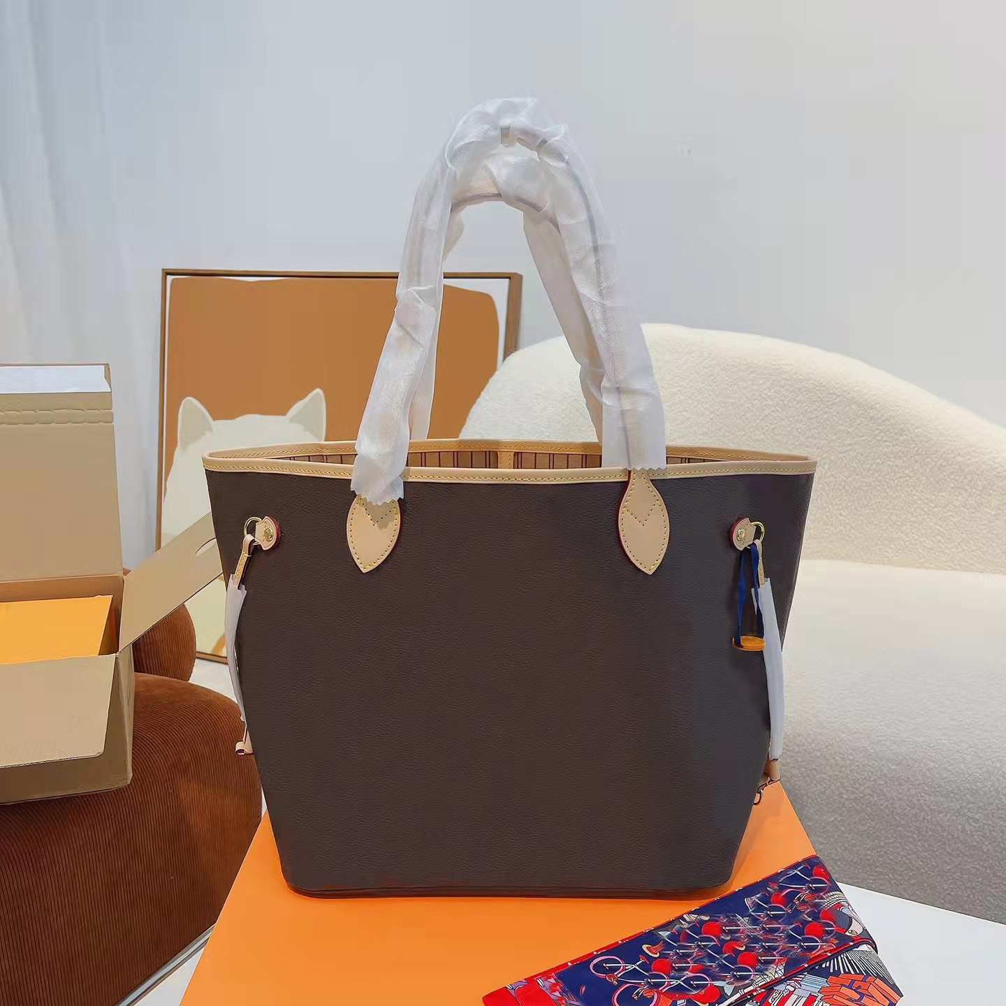 Neverfull Shopping Bag Tote Bags Lvs Leather Women Designer Handbag Never Large Lady Shoulder Travel Work Fitness Gym Luxury Classic Purses
Neverfull Shopping Bag Tote Bags Lvs Leather Women Designer Handbag Never Large Lady Shoulder Travel Work Fitness Gym Luxury Classic Purses