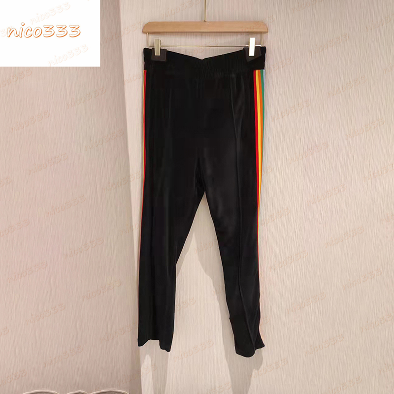 22ss classic zipper rainbow stripes casual sports pants sweatpants hundred match pants multi-color mens women couple models, 04.white color
22ss classic zipper rainbow stripes casual sports pants sweatpants hundred match pants multi-color mens women couple models, 04.white color