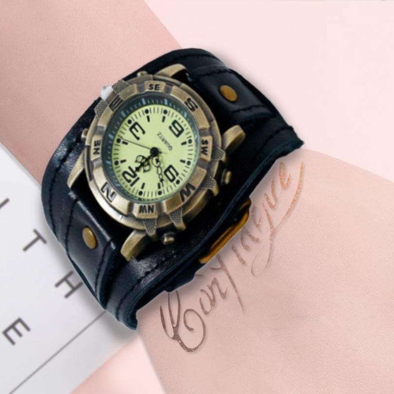Wristwatches Fashion Female Watch Vintage Male Women Watches Classic -Selling Genuine Leather For Men Relogio Masculino, Black
Wristwatches Fashion Female Watch Vintage Male Women Watches Classic -Selling Genuine Leather For Men Relogio Masculino, Black