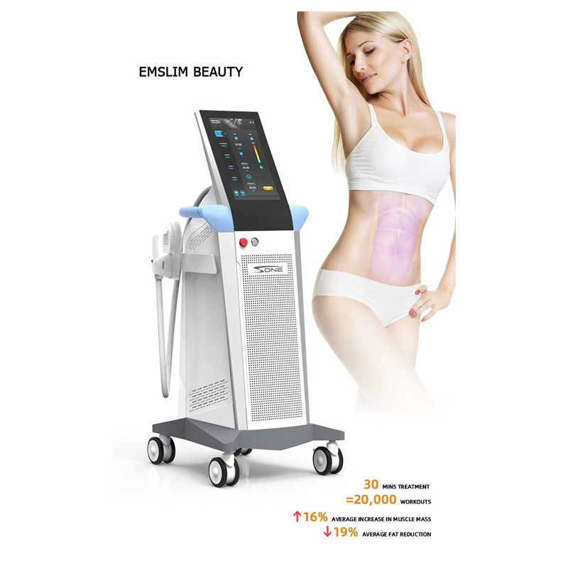 2022 Emslim body sculpting machine 7 tesla 2 handles electromagnetic building muscle stimulator machine hi-emt emslim neo