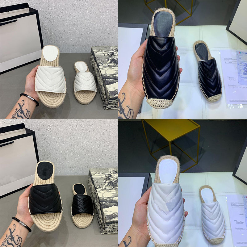 Designer Sandals Women Straw Sandals Leather Luxury Slippers Flat Slippers with Double Metal Beach Woven Shoes With Box, Color 15
Designer Sandals Women Straw Sandals Leather Luxury Slippers Flat Slippers with Double Metal Beach Woven Shoes With Box, Color 15