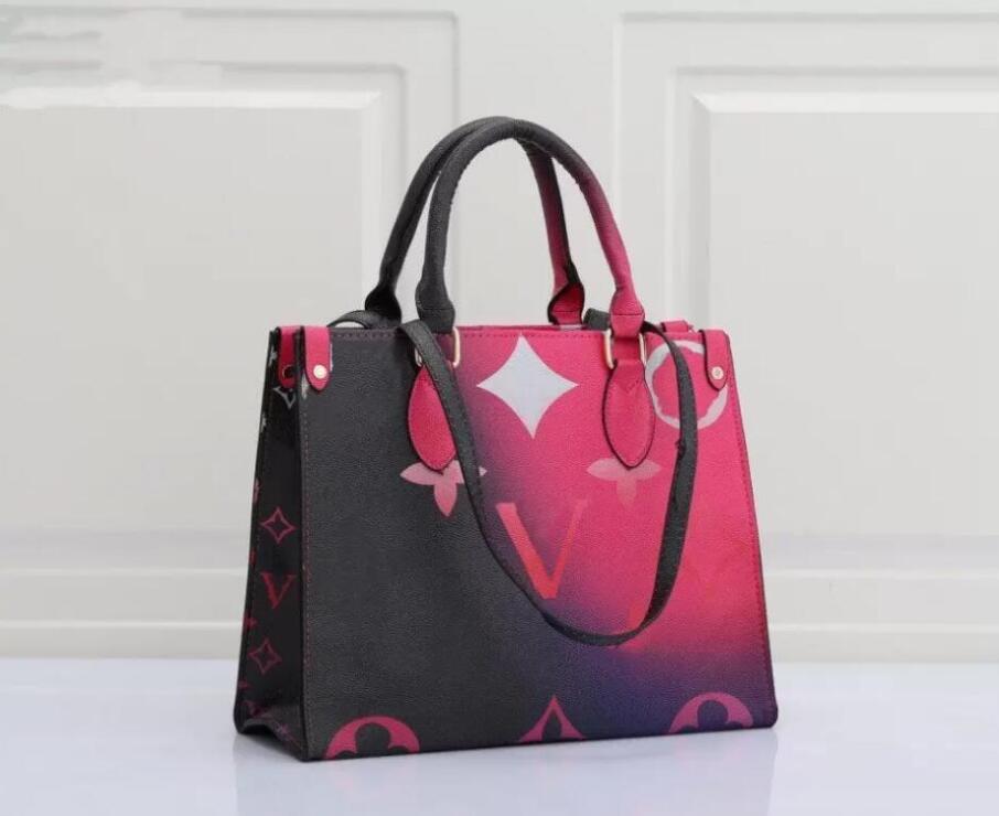Multicolor Gradient Onthego Totes Single Shoulder Cross Body Bags Designer Handbags Large Capacity Women Shopper Bag Lady Purses Top Cowhide L29082, Red
Multicolor Gradient Onthego Totes Single Shoulder Cross Body Bags Designer Handbags Large Capacity Women Shopper Bag Lady Purses Top Cowhide L29082, Red