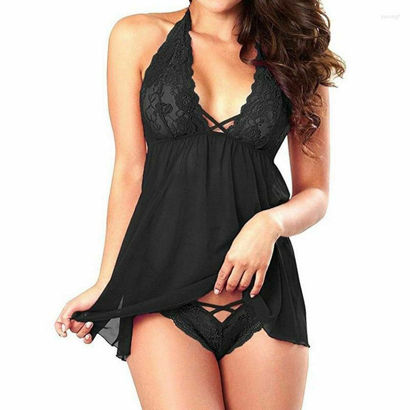 Bras Sets Hirigin Women Sexy Lace Exotic Sleeveless Hanging Neck Deep V-neck Nightwear G-string See-through Costume Plus Size S-2XL, Black
Bras Sets Hirigin Women Sexy Lace Exotic Sleeveless Hanging Neck Deep V-neck Nightwear G-string See-through Costume Plus Size S-2XL, Black