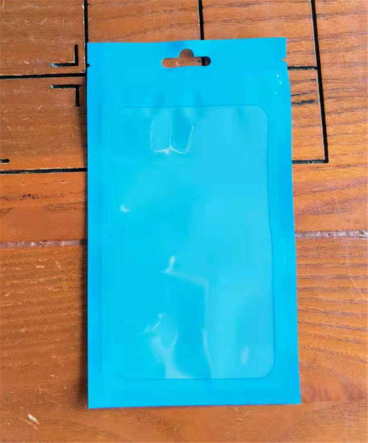 General Glossy Plastic Zip Lock Packaging Bags Clear Window Resclosable Jewelry Trinkets Tea Snack Candy Sugar Beaf Wedding Party Gifts Hanging Pouche