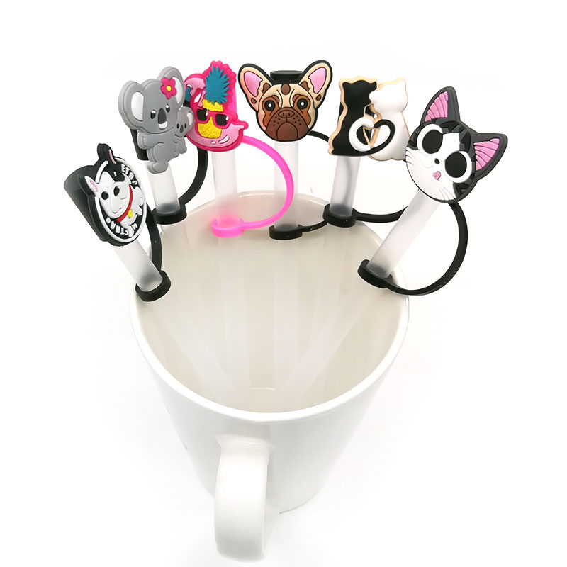 Custom Lovely Animals silicone straw toppers accessories cover charms Reusable Splash Proof drinking dust plug decorative 8mm straw
Custom Lovely Animals silicone straw toppers accessories cover charms Reusable Splash Proof drinking dust plug decorative 8mm straw