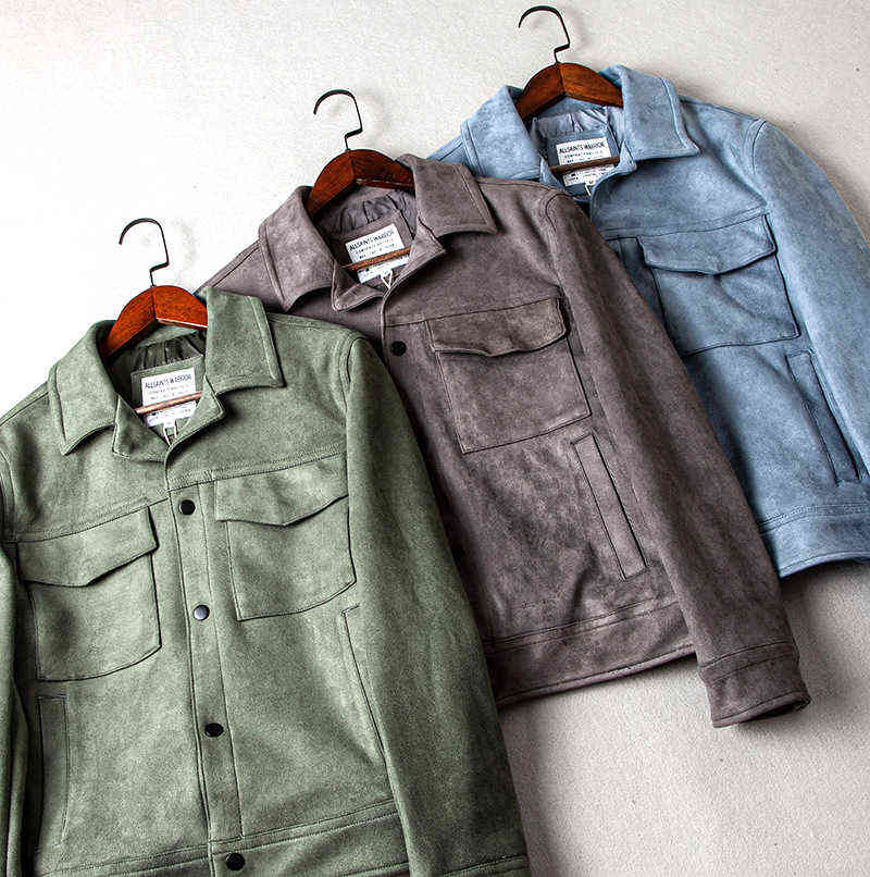 Autumn men's retro classic locomotive short jacket casual men's snowflake velvet Harajuku migrant workers' jacket lapel jacket T220728, Army green
Autumn men's retro classic locomotive short jacket casual men's snowflake velvet Harajuku migrant workers' jacket lapel jacket T220728, Army green