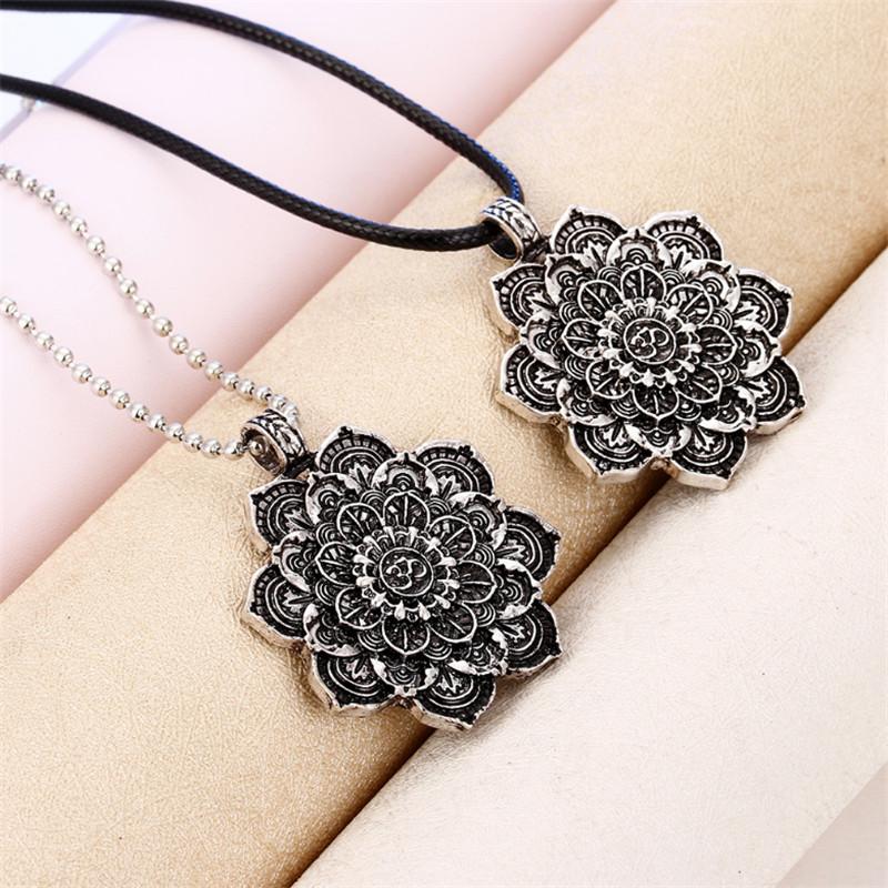 Pendant Necklaces Alloy Mandala Lotus Flower For Women Charm Leather Chain Amulet Religious Loto Fiore JewelryPendant
Pendant Necklaces Alloy Mandala Lotus Flower For Women Charm Leather Chain Amulet Religious Loto Fiore JewelryPendant