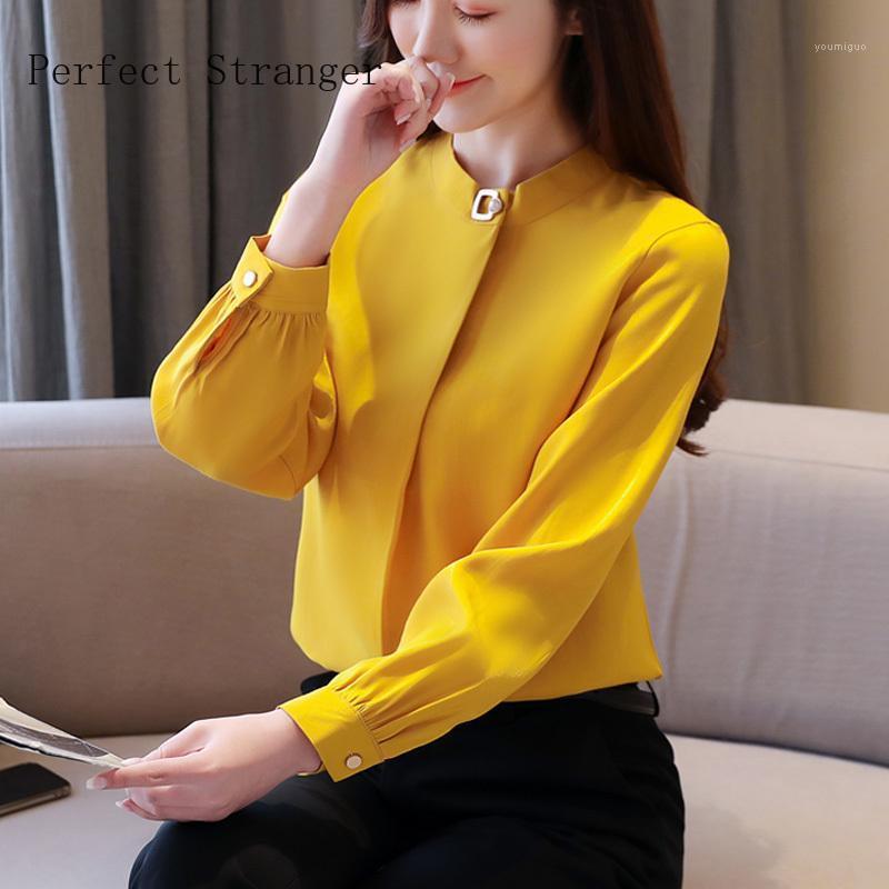 Spring Arrival High Quality Korean Stand Collar Solid Color Long Sleeve Women Chiffon Blouse Women' Blouses & Shirts, Pink 
Spring Arrival High Quality Korean Stand Collar Solid Color Long Sleeve Women Chiffon Blouse Women' Blouses & Shirts, Pink