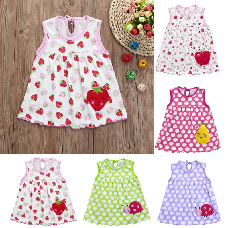 Girl's Dresses Toddler Cute Baby Cotton Flower Children Dot Striped Tees Dress T-Shirt Vest Sleeveless Girl DropGirl's
Girl's Dresses Toddler Cute Baby Cotton Flower Children Dot Striped Tees Dress T-Shirt Vest Sleeveless Girl DropGirl's