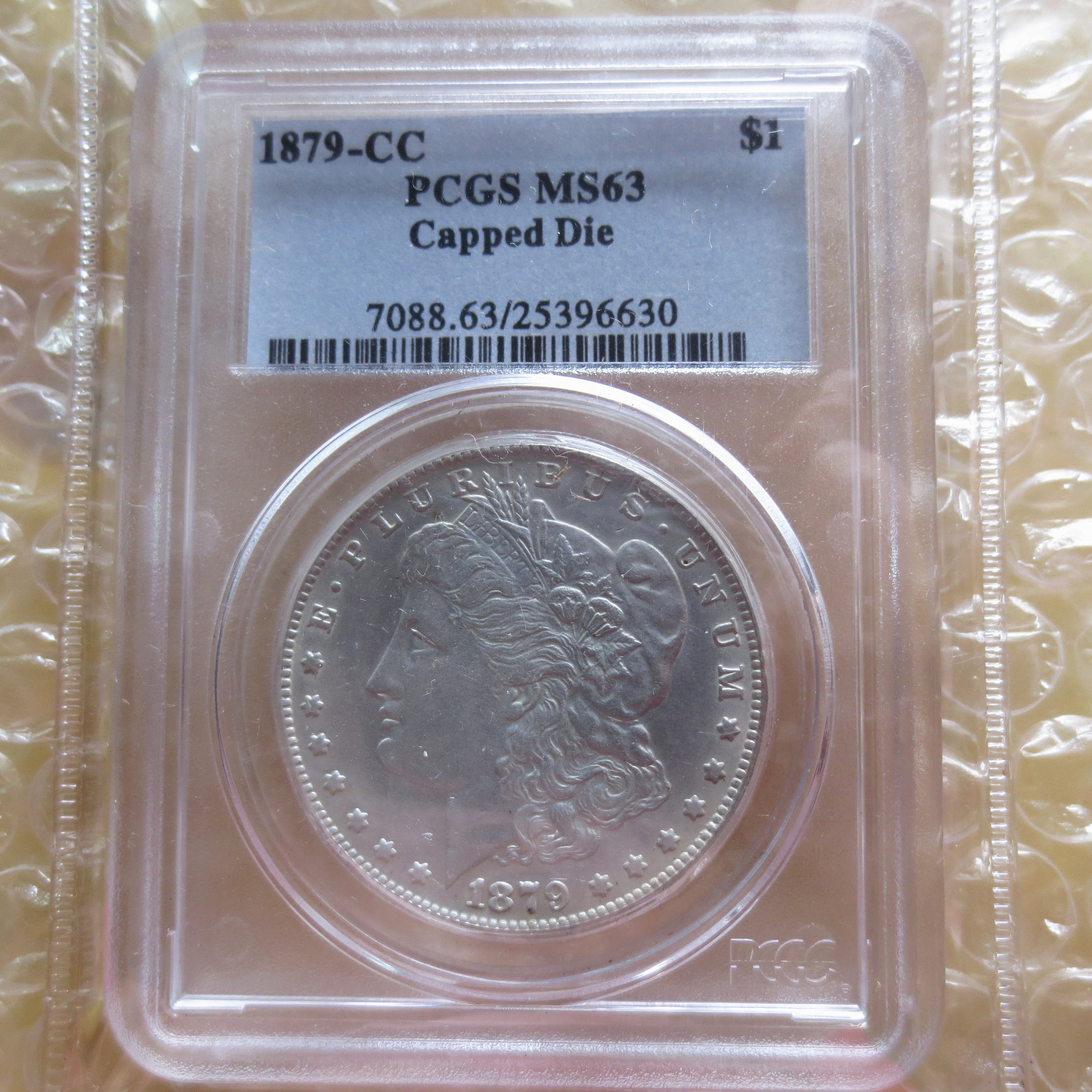 US Coin 1879CC MS63 Morgan Dollar Craft Silver Coins Currency Senior Transparent Box
US Coin 1879CC MS63 Morgan Dollar Craft Silver Coins Currency Senior Transparent Box