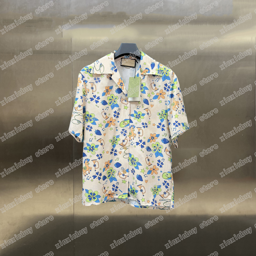 22ss Men Designers t shirts shirt Flower print short sleeve Man Crew Neck paris Streetwear black white xinxinbuy S-XL, G02
22ss Men Designers t shirts shirt Flower print short sleeve Man Crew Neck paris Streetwear black white xinxinbuy S-XL, G02