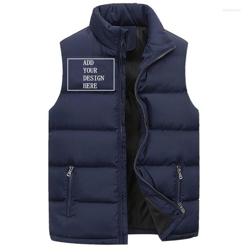 Men' Vests DIY Autumn Vest Sleeveless Cotton Clothes Customize Warm Jacket Casual Coat Zipper Top Wear High Quality Streetwear Stra22, Black
Men' Vests DIY Autumn Vest Sleeveless Cotton Clothes Customize Warm Jacket Casual Coat Zipper Top Wear High Quality Streetwear Stra22, Black