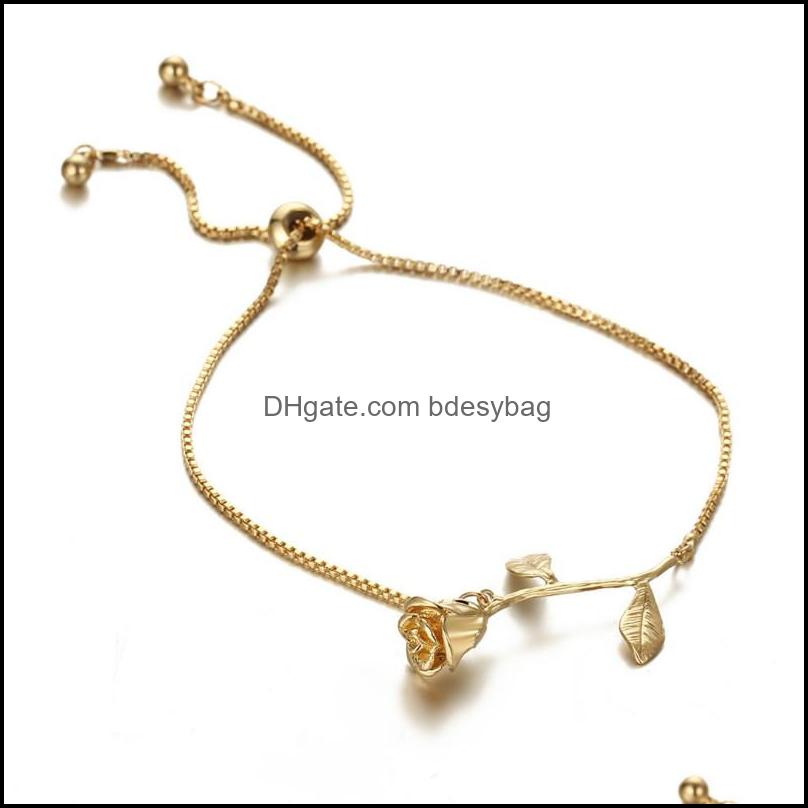 Link Chain Bracelets Jewelry Rose Flower Link Chains Bracelet Adjustable For Women Girls Fashion Gift Drop Delivery 2021 Wzu2R
Link Chain Bracelets Jewelry Rose Flower Link Chains Bracelet Adjustable For Women Girls Fashion Gift Drop Delivery 2021 Wzu2R