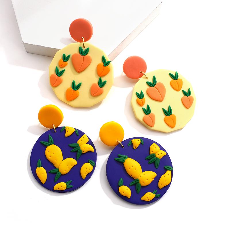 Dangle & Chandelier Fruit Printed Clay Earrings Unique Cute Polymer Drop Statement Pendant Earring 2022 Trendy JewelryDangle
Dangle & Chandelier Fruit Printed Clay Earrings Unique Cute Polymer Drop Statement Pendant Earring 2022 Trendy JewelryDangle