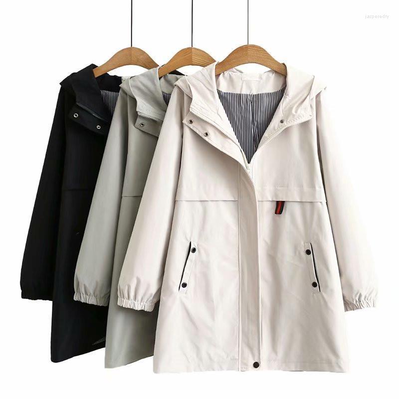 Women's Plus Size Outerwear & Coats Windbreaker For Women Long Sleeves Hoodie Medium And Spring Autumn Jackets Large Coat Fatwomen WearWomen, Black
Women's Plus Size Outerwear & Coats Windbreaker For Women Long Sleeves Hoodie Medium And Spring Autumn Jackets Large Coat Fatwomen WearWomen, Black