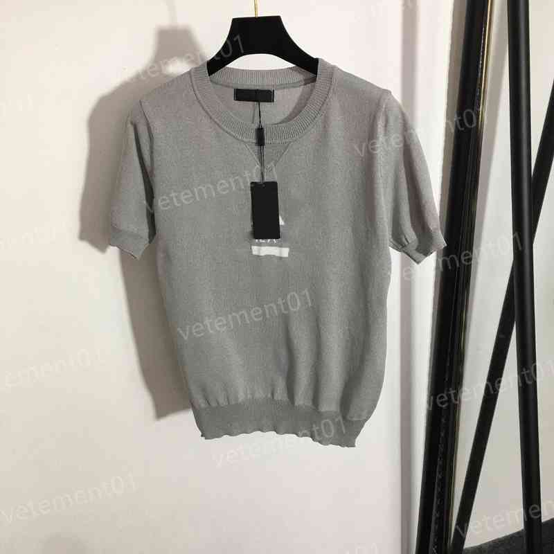 Designer Womens T-Shirts Chest Letter Print Short Sleeve Knit Shirts Summer Fashion Breathable T-Shirt Luxury High Quality Summer Tees
Designer Womens T-Shirts Chest Letter Print Short Sleeve Knit Shirts Summer Fashion Breathable T-Shirt Luxury High Quality Summer Tees