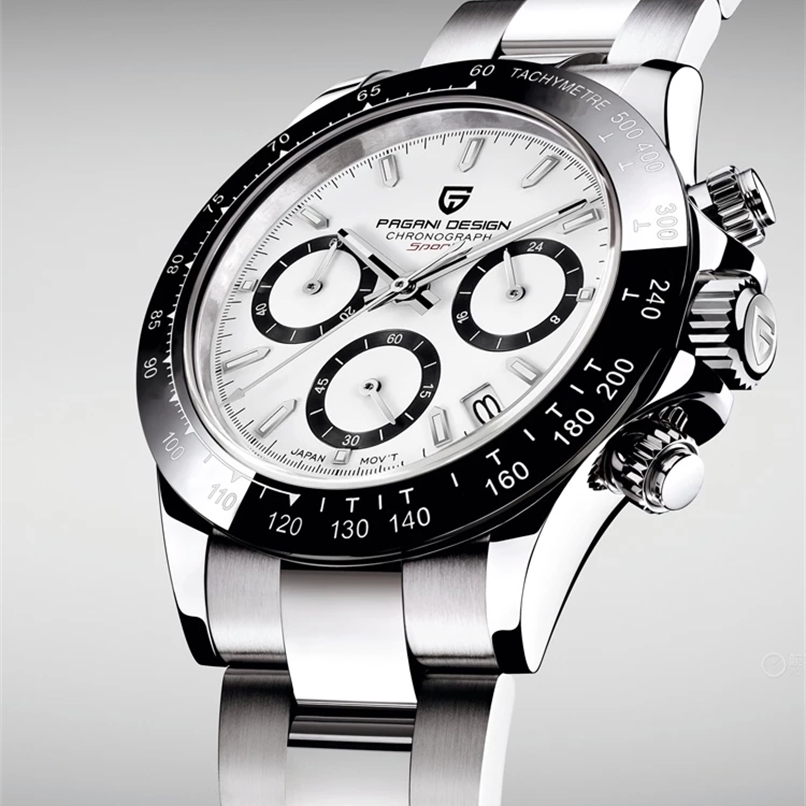 PAGANI DESIGN Men's Watches Quartz Business Watch Mens Watches Top Brand Luxury Watch Men Chronograph VK63 Reloj Hombre 220407, Gold white
PAGANI DESIGN Men's Watches Quartz Business Watch Mens Watches Top Brand Luxury Watch Men Chronograph VK63 Reloj Hombre 220407, Gold white