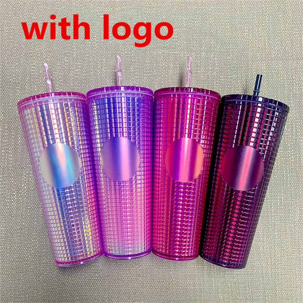 2022 New Studded Tumbler Cold Cup Plastic Studded Grid Collection Tumbler Pineapple Cup with Straw and Lid Fast Delivery, As pic
2022 New Studded Tumbler Cold Cup Plastic Studded Grid Collection Tumbler Pineapple Cup with Straw and Lid Fast Delivery, As pic