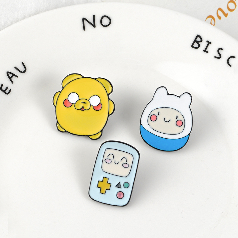Adventure Random Cartoon Enamel Pins Finn Jake Gameboy Kids Brooch Bag Clothes Child Lapel Pin Badge, Mixed colors
Adventure Random Cartoon Enamel Pins Finn Jake Gameboy Kids Brooch Bag Clothes Child Lapel Pin Badge, Mixed colors